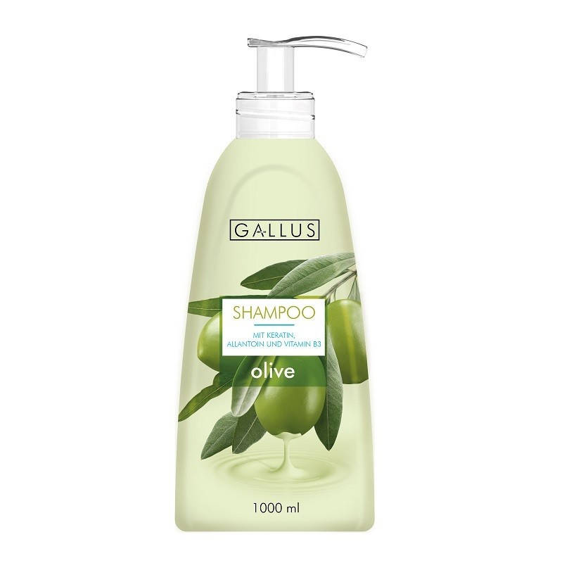 Шампунь для волос с кератином и витамином В3 Gallus 1000 мл Olive
Шампунь для волос с кератином и витамином В3 Gallus 1000 мл Olive