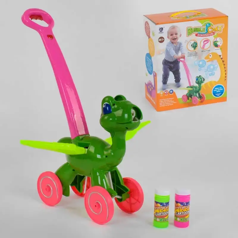 Каталка с мыльными пузырями Динозавр FH 880 (24) на батарейках, мелодии, звуки динозавра, подсветка
Каталка с мыльными пузырями Динозавр FH 880 (24) на батарейках, мелодии, звуки динозавра, подсветка