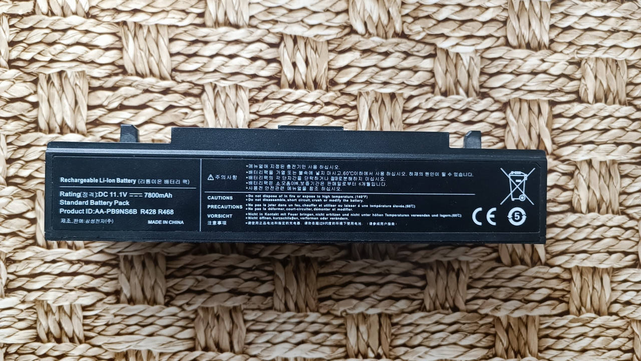 Аккумулятор батарея для ноутбука Samsung aa-pb9ns6b RV410 RV509 R530 R580 R528 R428 R429 R468
Аккумулятор батарея для ноутбука Samsung aa-pb9ns6b RV410 RV509 R530 R580 R528 R428 R429 R468
