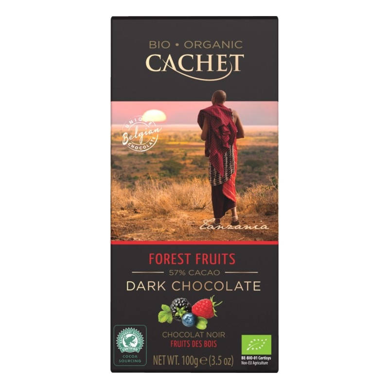 Шоколад Черный Кашет с Лесными Ягодами Cachet Dark Chocolate Forest Fruits 57% Какао 100 г Бельгия
Шоколад Черный Кашет с Лесными Ягодами Cachet Dark Chocolate Forest Fruits 57% Какао 100 г Бельгия