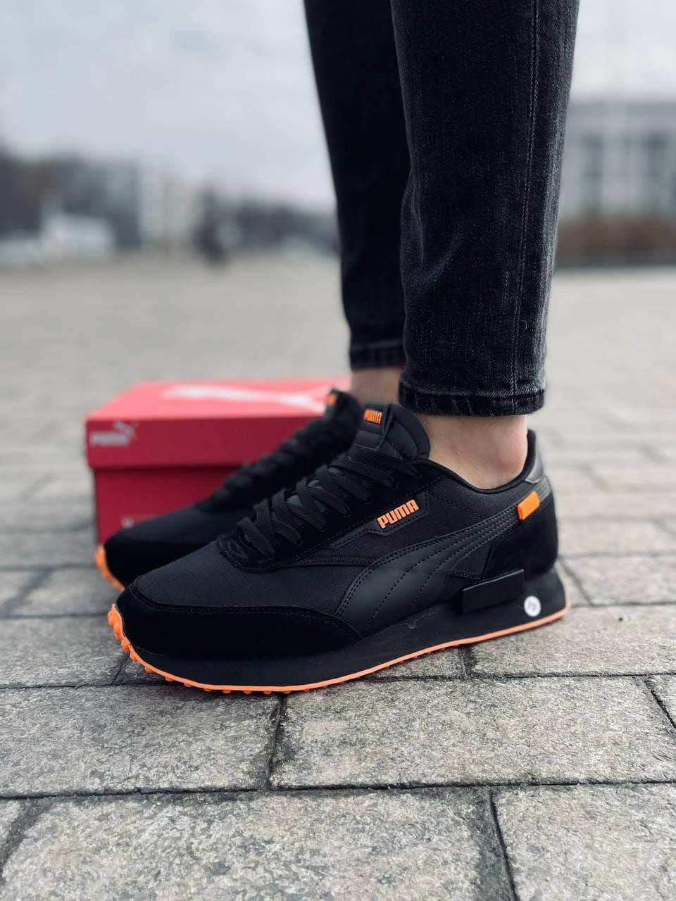 Puma Speeder черные с оранжевым мужские демисезонные кроссовки. Лето/осень/весна, мужские комби кроссовки., Черный
Puma Speeder черные с оранжевым мужские демисезонные кроссовки. Лето/осень/весна, мужские комби кроссовки., Черный