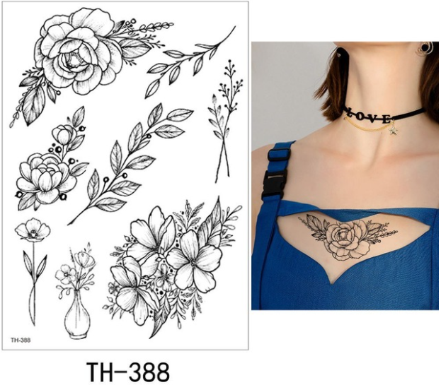 Флеш тату. 21*15 см. Временная. Переводная, Цветы и Бабочки, Минимализм, Набор, Веточки, Пионы, TH-388 (S),
Флеш тату. 21*15 см. Временная. Переводная, Цветы и Бабочки, Минимализм, Набор, Веточки, Пионы, TH-388 (S),
