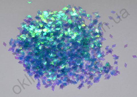 Ромбики для дизайна ногтей «Прозрачно-голубые», Голубой
Ромбики для дизайна ногтей «Прозрачно-голубые», Голубой