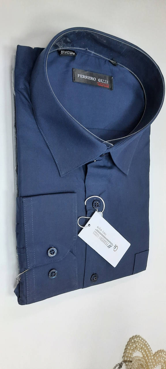 Рубашка мужская ботал Ferrero Gizzi SKY1363B темно синяя, Темно-синий
Рубашка мужская ботал Ferrero Gizzi SKY1363B темно синяя, Темно-синий