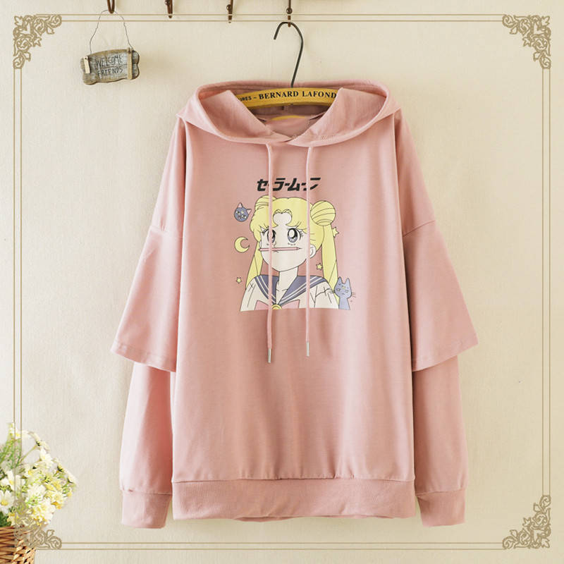 Толстовка с Сейлор мун, Розовый
Толстовка с Сейлор мун, Розовый