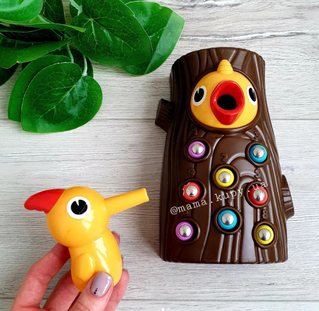 Игровой набор дятел и червячки Накорми птенца. M9J 
Игровой набор дятел и червячки Накорми птенца. M9J