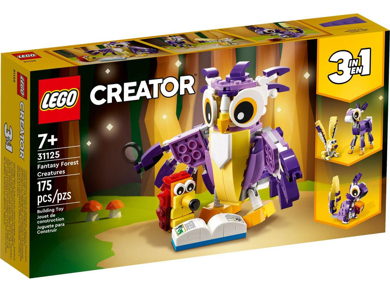 Конструктор Lego Creator 3-in-1 Удивительные лесные обитатели 175 деталей (31125), Разные цвета
Конструктор Lego Creator 3-in-1 Удивительные лесные обитатели 175 деталей (31125), Разные цвета