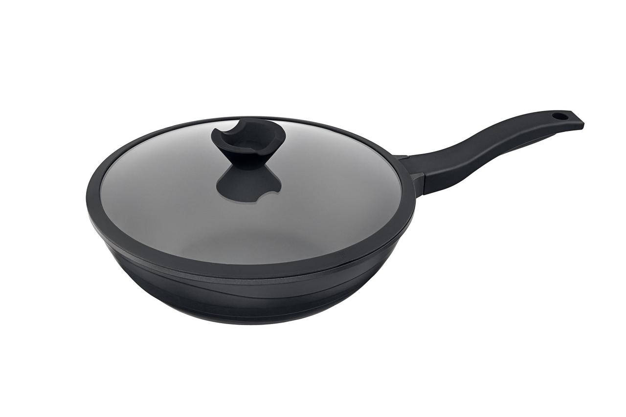Сотейник Lessner Black Pro New 30 см с крышкой с силиконовым ободком (88374-30-S) 
Сотейник Lessner Black Pro New 30 см с крышкой с силиконовым ободком (88374-30-S)