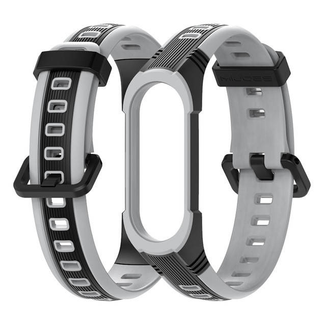 Силиконовый ремешок Primo Mijobs Perfor Classic для фитнес браслета Xiaomi Mi Smart Band 5 - Black-Grey
Силиконовый ремешок Primo Mijobs Perfor Classic для фитнес браслета Xiaomi Mi Smart Band 5 - Black-Grey