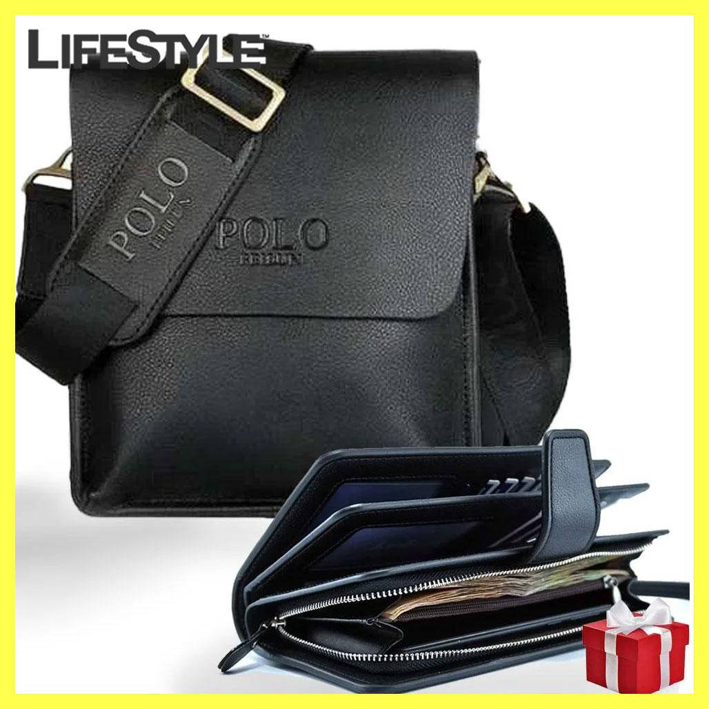 Мужская сумка из PU-кожы Polo Videng 24x21x7 + Подарок Кошелек Baellerry Business / Сумка Polo через плечо
Мужская сумка из PU-кожы Polo Videng 24x21x7 + Подарок Кошелек Baellerry Business / Сумка Polo через плечо