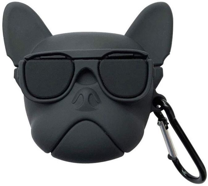 Чехол силиконовый с карабином Case emoji bulldog black / Бульдог черный для наушников Apple AirPods PRO
Чехол силиконовый с карабином Case emoji bulldog black / Бульдог черный для наушников Apple AirPods PRO