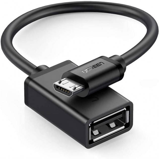 Кабель UGREEN 10396 US133 Micro USB Male to USB A Female Cable with OTG Nickel Plating 15см, Черный
Кабель UGREEN 10396 US133 Micro USB Male to USB A Female Cable with OTG Nickel Plating 15см, Черный