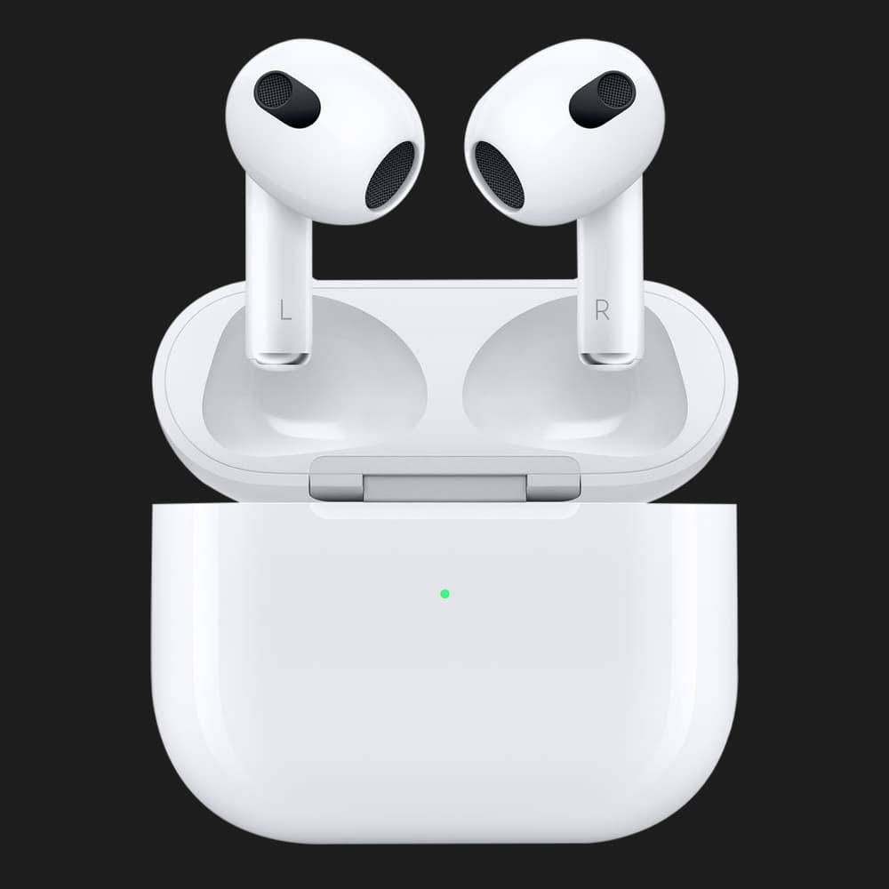 Airpods 3 with wireless charging беспроводные наушники и гарнитура, Белый
Airpods 3 with wireless charging беспроводные наушники и гарнитура, Белый