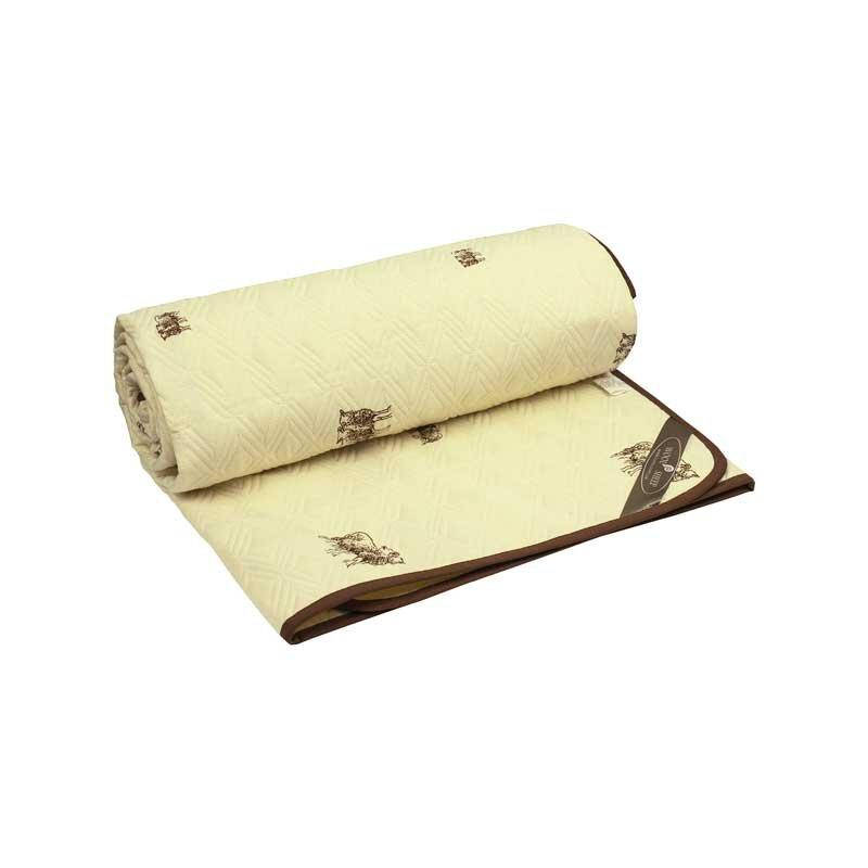 Облегченное шерстяное одеяло Руно Wool Sheep 155х210, Бежевый 
Облегченное шерстяное одеяло Руно Wool Sheep 155х210, Бежевый