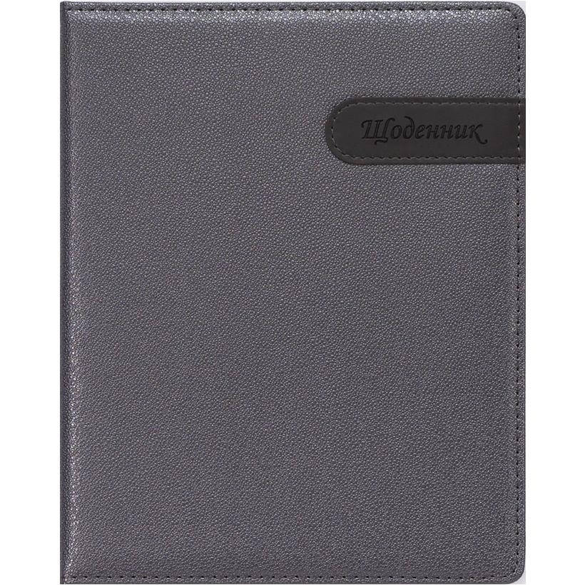 Шкільний щоденник, обкладинка рельєфна зі штучної шкіри, темно-сірий
Шкільний щоденник, обкладинка рельєфна зі штучної шкіри, темно-сірий