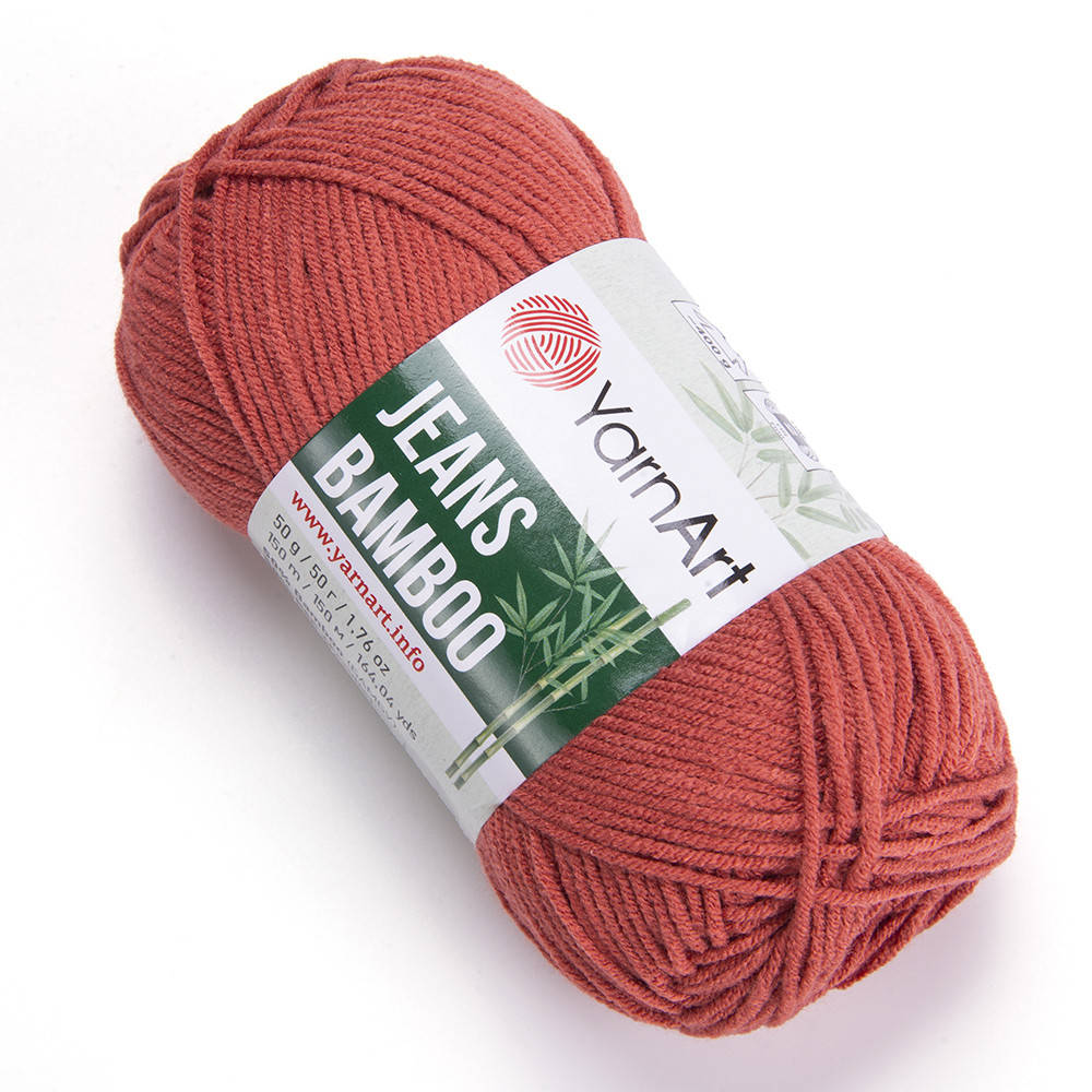 Yarnart Jeans Bamboo (ЯрнАрт Джинс Бамбук) № 142 светло-кирпичный (Пряжа бамбук, нитки для вязания), Терракота
Yarnart Jeans Bamboo (ЯрнАрт Джинс Бамбук) № 142 светло-кирпичный (Пряжа бамбук, нитки для вязания), Терракота