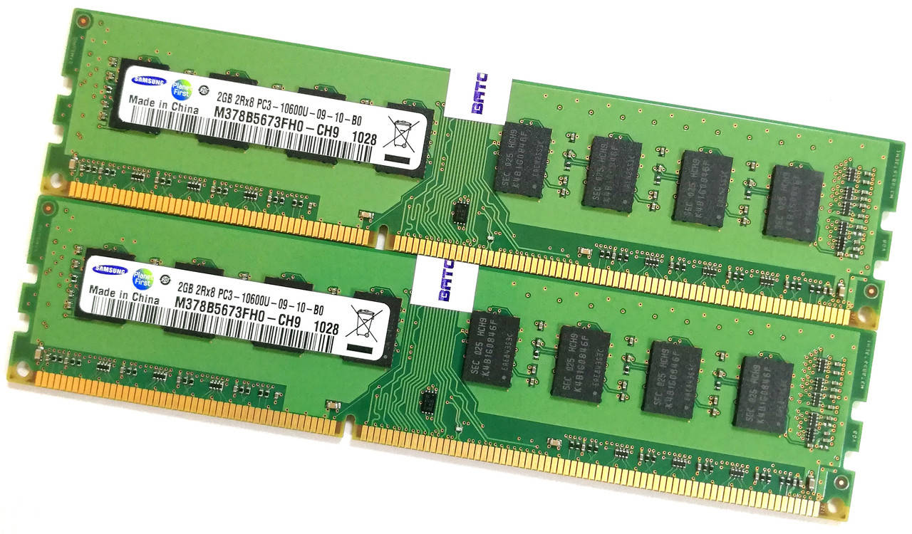 Оперативная память Samsung DDR3 4Gb (2Gb+2Gb) 1333MHz PC3 10600U 2R8 CL9 (M378B5673FH0-CH9) Б-У
Оперативная память Samsung DDR3 4Gb (2Gb+2Gb) 1333MHz PC3 10600U 2R8 CL9 (M378B5673FH0-CH9) Б-У