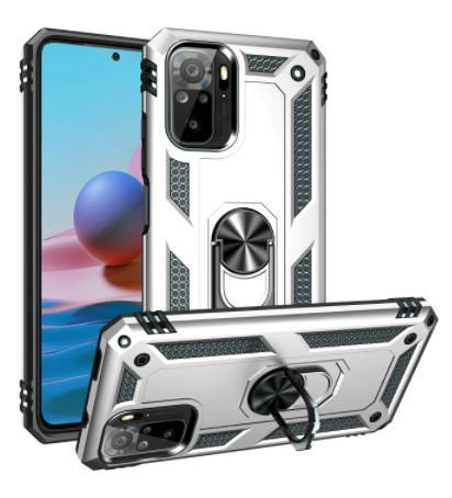 Чехол Armor для Xiaomi Redmi Note 10 / Note 10S Противоударный с кольцом (разные цвета) серебро
Чехол Armor для Xiaomi Redmi Note 10 / Note 10S Противоударный с кольцом (разные цвета) серебро