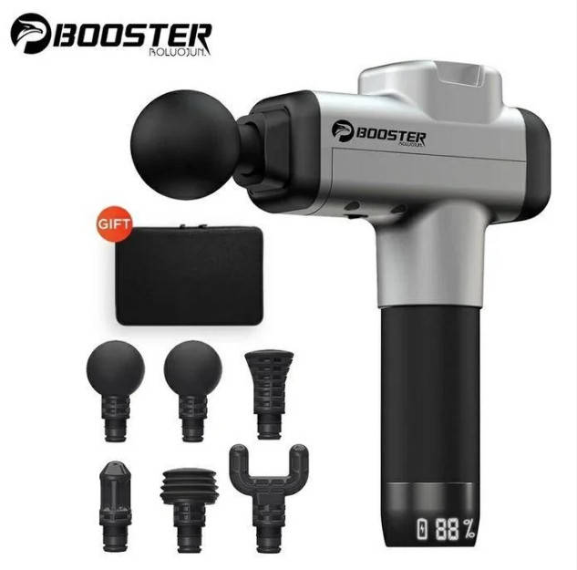 Перкуссионный массажер триггерных точек Booster M2 (M2-A) на 24V Massage Gun 2500 мАч (6 насадок)
Перкуссионный массажер триггерных точек Booster M2 (M2-A) на 24V Massage Gun 2500 мАч (6 насадок)