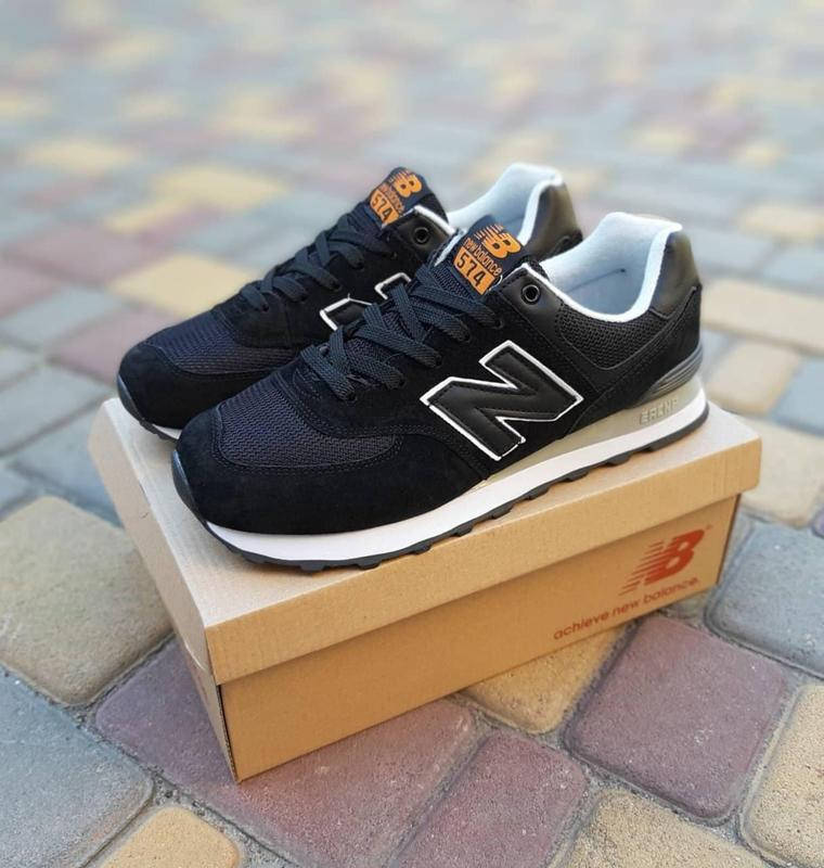 Мужские кроссовки натуральный замш и текстиль черные на белой подошве New Balance 574 43, Черный
Мужские кроссовки натуральный замш и текстиль черные на белой подошве New Balance 574 43, Черный