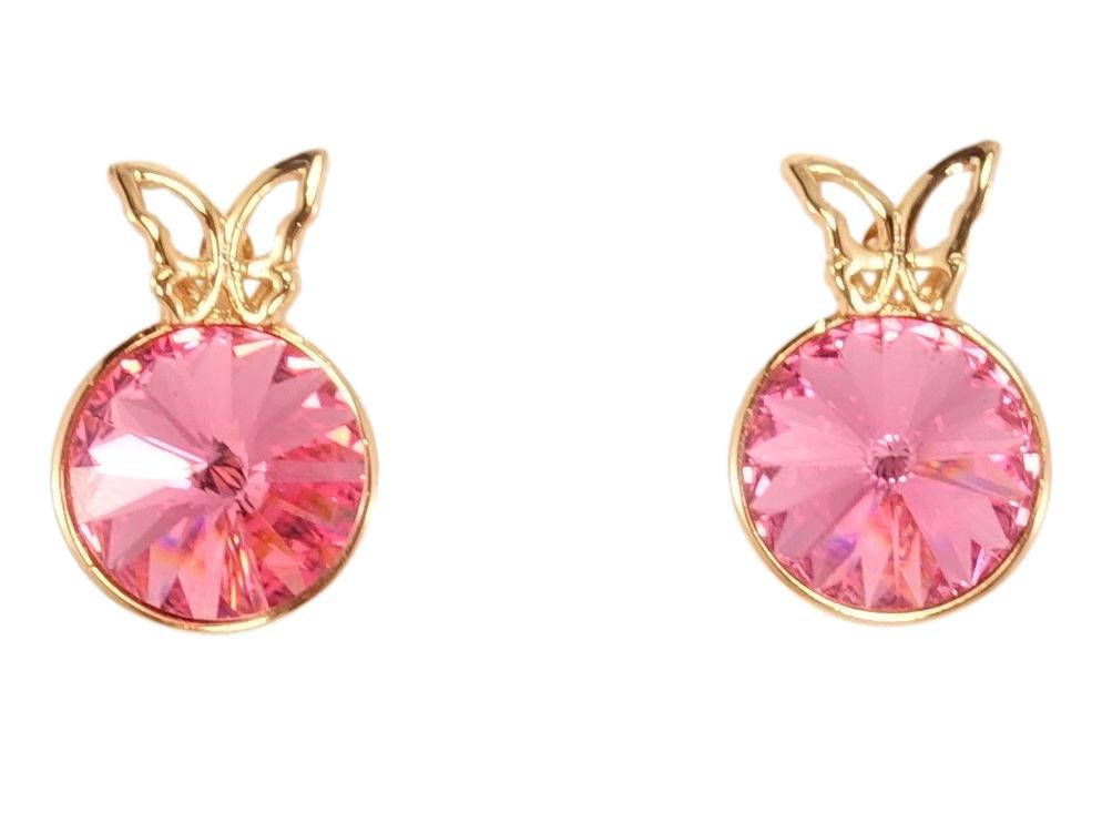 Серьги Xuping Позолота 18K с кристаллами Swarovski гвоздики "Розовый конусный кристалл в оправе с бабочкой" ø
Серьги Xuping Позолота 18K с кристаллами Swarovski гвоздики "Розовый конусный кристалл в оправе с бабочкой" ø