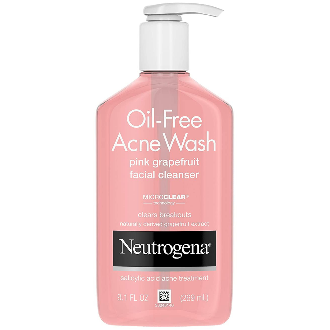 Гель для умывания с салициловой кислотой Neutrogena Pink Grapefruit Acne Face Cleanser 269 мл
Гель для умывания с салициловой кислотой Neutrogena Pink Grapefruit Acne Face Cleanser 269 мл