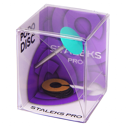 Педикюрный диск пластиковый скошенный Pododisc Staleks Pro M (20 мм) со сменными файлами-кольцами 18
Педикюрный диск пластиковый скошенный Pododisc Staleks Pro M (20 мм) со сменными файлами-кольцами 18