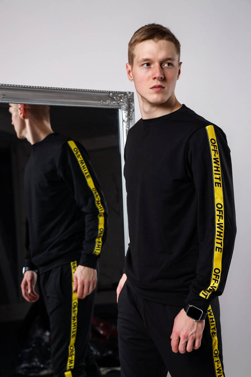 Спортивный костюм с лампасами черный OFF White мужской | Весенний осенний ЛЮКС качества Черный, M
Спортивный костюм с лампасами черный OFF White мужской | Весенний осенний ЛЮКС качества Черный, M