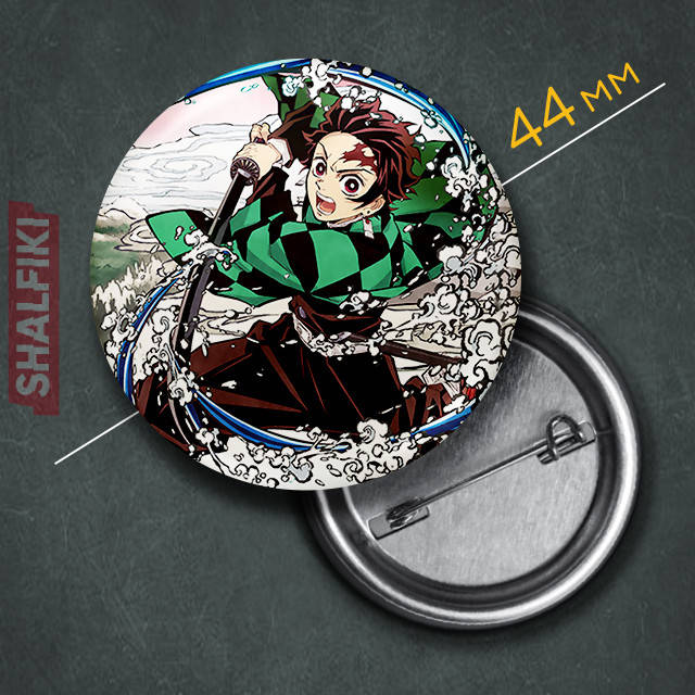 "Танджиро Камадо (Клинок, рассекающий демонов / Demon slayer)" значок круглый на булавке Ø44 мм
"Танджиро Камадо (Клинок, рассекающий демонов / Demon slayer)" значок круглый на булавке Ø44 мм