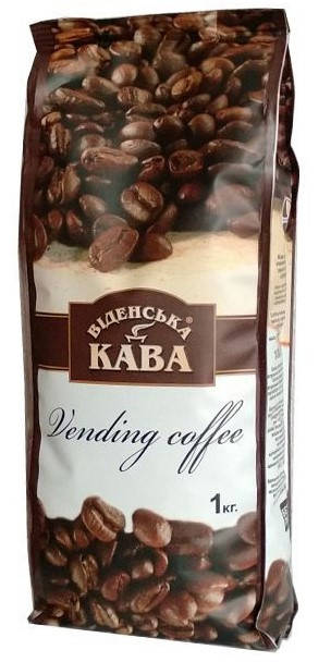 Кофе ВІДЕНСЬКА КАВА Espresso Vending зерновой 1 кг арабика 20% робуста 80% 4820000370752
Кофе ВІДЕНСЬКА КАВА Espresso Vending зерновой 1 кг арабика 20% робуста 80% 4820000370752