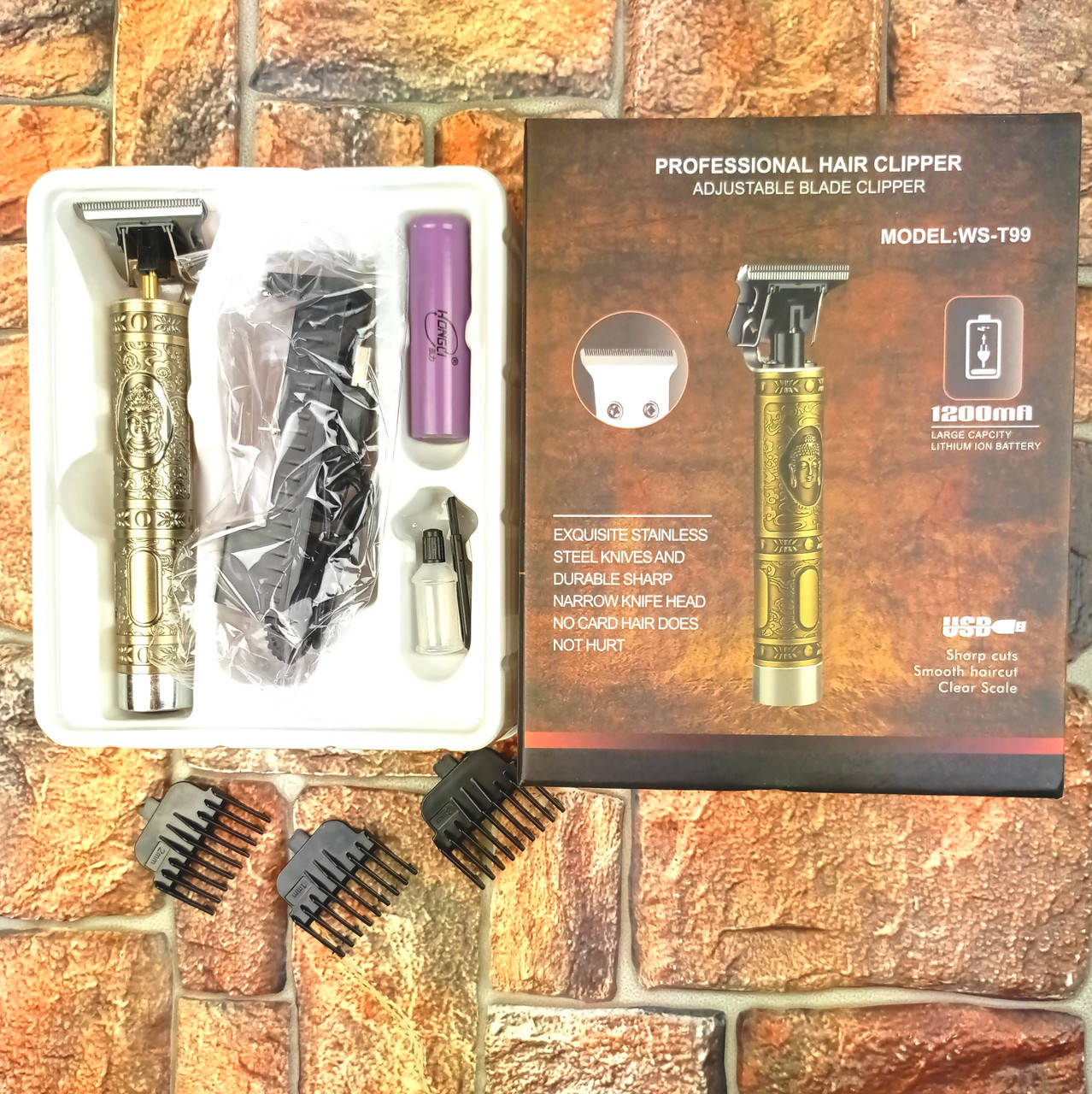 Беспроводная профессиональная машинка для стрижки для окантовки HAIR CLIPPER WS-T99 триммер ФОТО
Беспроводная профессиональная машинка для стрижки для окантовки HAIR CLIPPER WS-T99 триммер ФОТО