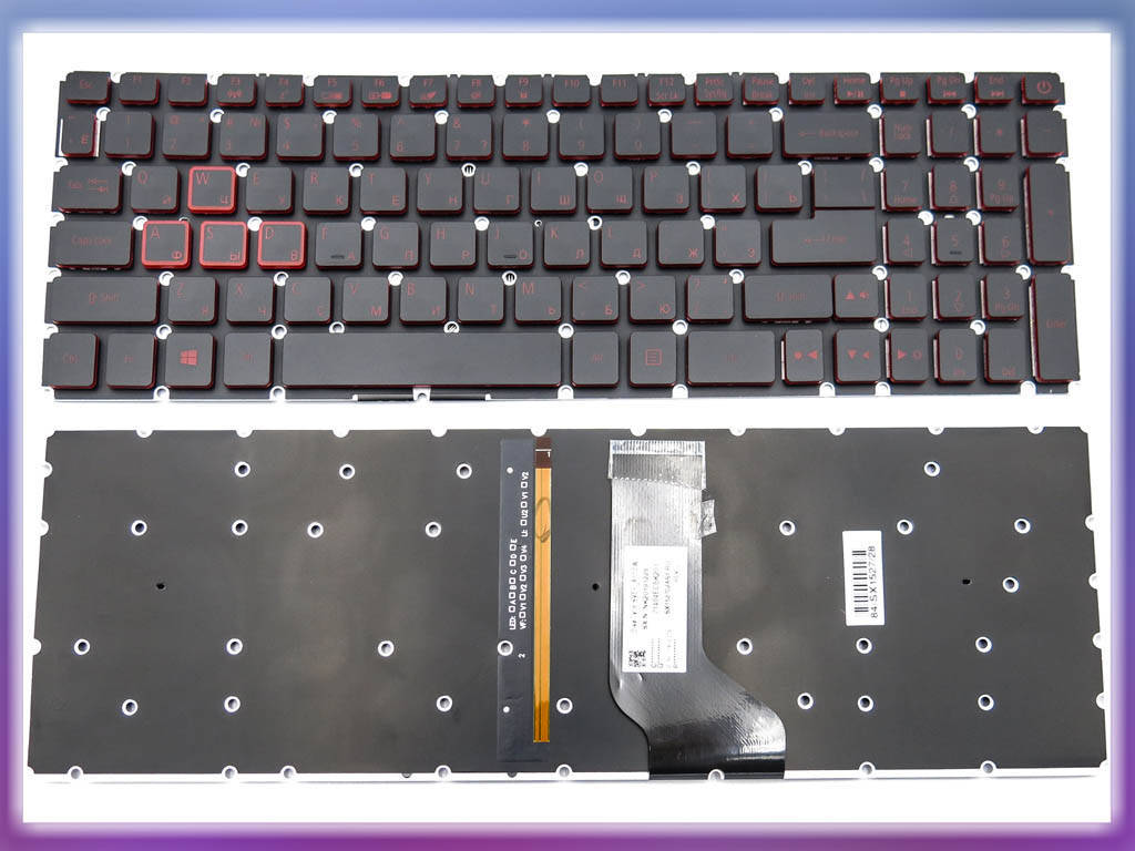 Клавиатура для ACER Nitro 5 AN515-41, AN515-42, AN515-51, AN515-52, AN515-53 ( RU Black, RED leter с, Черный
Клавиатура для ACER Nitro 5 AN515-41, AN515-42, AN515-51, AN515-52, AN515-53 ( RU Black, RED leter с, Черный