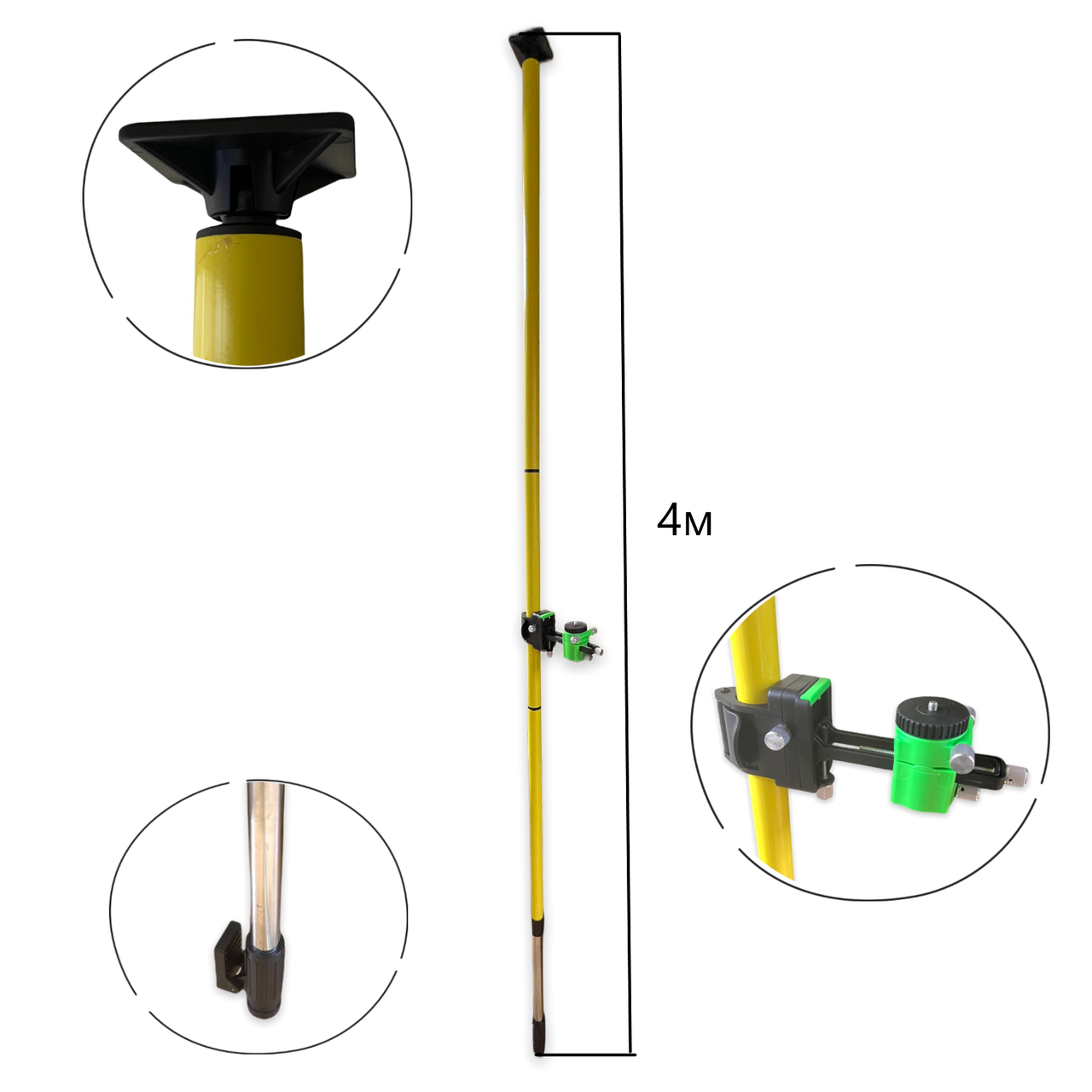 Усиленная штанга HUEPAR LIFT для лазерного уровня 4м (SH8F) 
Усиленная штанга HUEPAR LIFT для лазерного уровня 4м (SH8F)