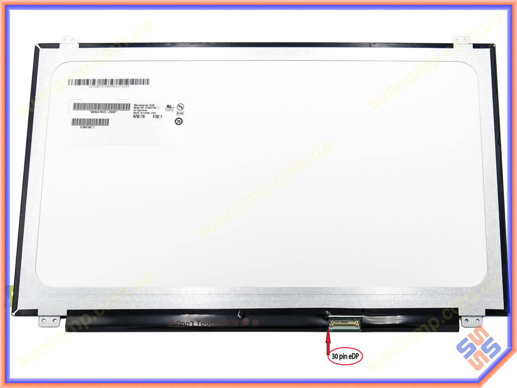 Матрица NT156WHM-N32 15.6" Slim eDP (1366*768, 30pin справа, ушки сверху-снизу), Матовая.
Матрица NT156WHM-N32 15.6" Slim eDP (1366*768, 30pin справа, ушки сверху-снизу), Матовая.