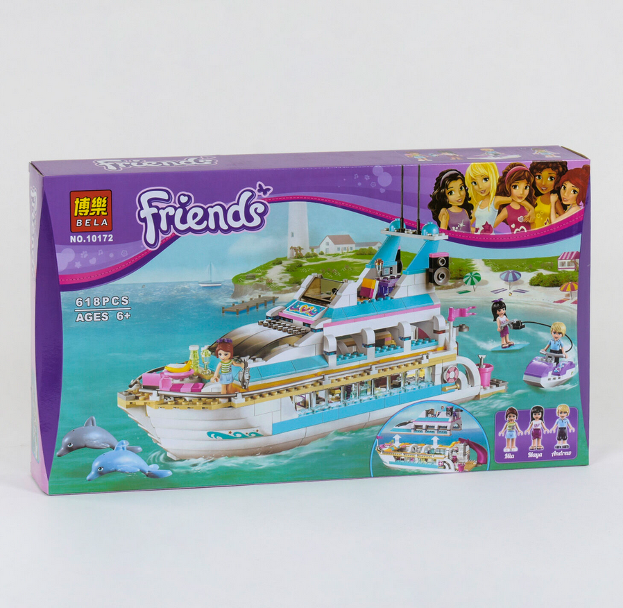 КОНСТРУКТОР ДЛЯ ДЕВОЧЕК BELA "FR" 10172 "КРУИЗНЫЙ ЛАЙНЕР" 618 ДЕТАЛЕЙ
КОНСТРУКТОР ДЛЯ ДЕВОЧЕК BELA "FR" 10172 "КРУИЗНЫЙ ЛАЙНЕР" 618 ДЕТАЛЕЙ