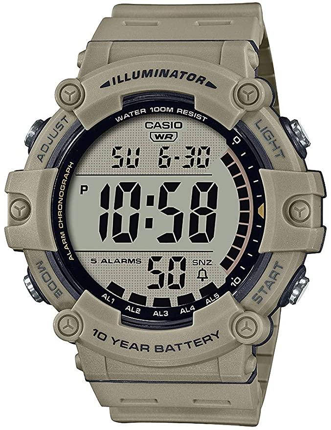 Часы Casio ILLUMINATOR AE-1500WH, большой экран, срок службы батареи 10 лет, влагозащита 100 метров
Часы Casio ILLUMINATOR AE-1500WH, большой экран, срок службы батареи 10 лет, влагозащита 100 метров