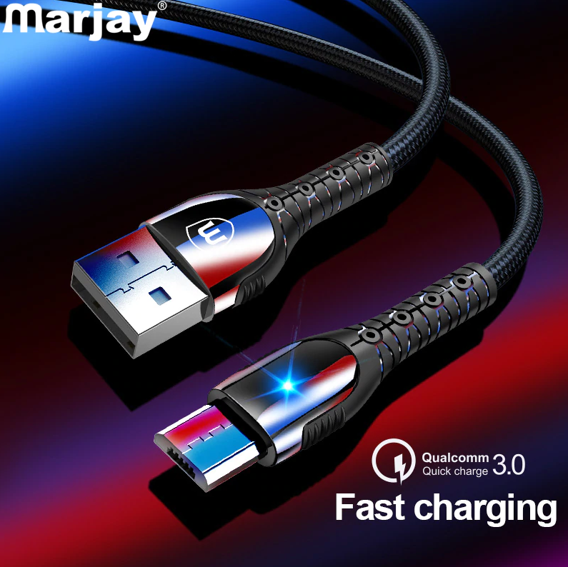 Кабель для быстрой зарядки телефона смартфона USB - micro USB 1м. Зарядный провод шнур microUSB микро ЮСБ UM4B, Черный
Кабель для быстрой зарядки телефона смартфона USB - micro USB 1м. Зарядный провод шнур microUSB микро ЮСБ UM4B, Черный