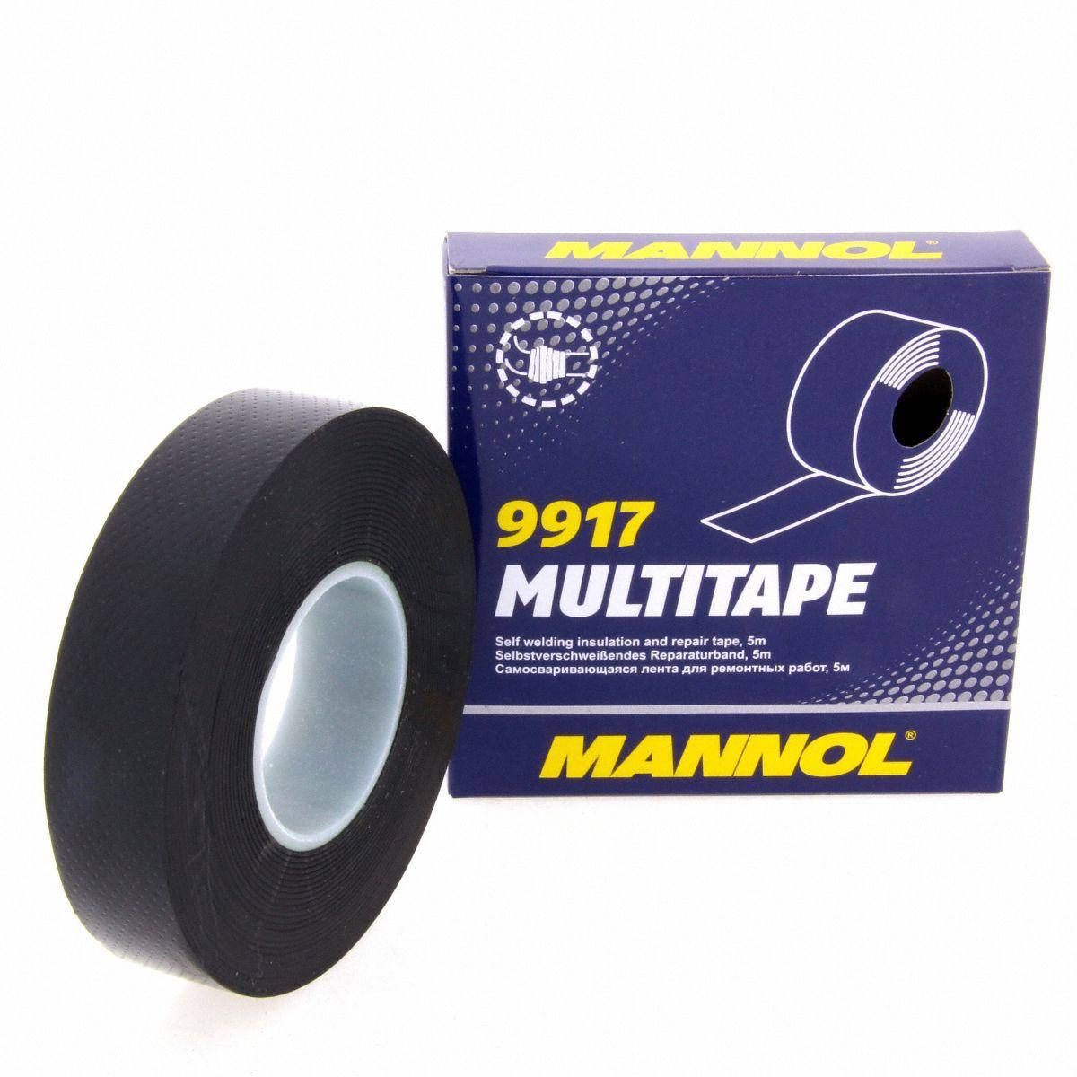 Изолирующая лента-герметик Mannol 9917 MULTITAPE 5м (каучуковая герметизирующая изолента для патрубков)
Изолирующая лента-герметик Mannol 9917 MULTITAPE 5м (каучуковая герметизирующая изолента для патрубков)