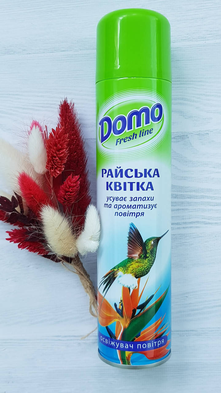 Освежитель воздуха DOMO райские цветы 300 мл
Освежитель воздуха DOMO райские цветы 300 мл