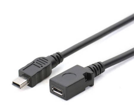 Кабель Mini-usb - Male к Micro-usb Female(Mini штекер - Micro гнездо) переходник, Черный
Кабель Mini-usb - Male к Micro-usb Female(Mini штекер - Micro гнездо) переходник, Черный