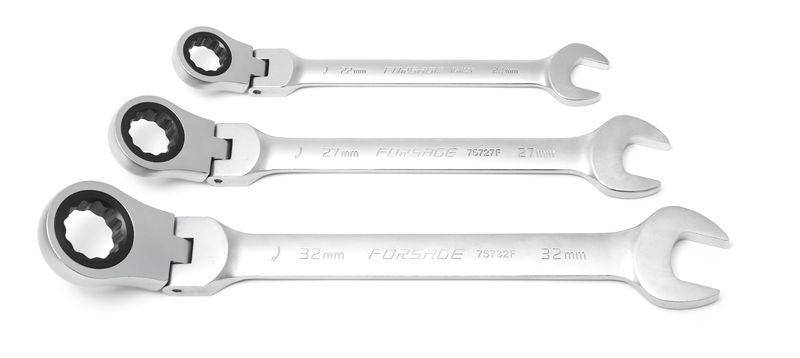 Ключ комбинированный трещоточный с шарниром 8мм Forsage F-75708F
Ключ комбинированный трещоточный с шарниром 8мм Forsage F-75708F