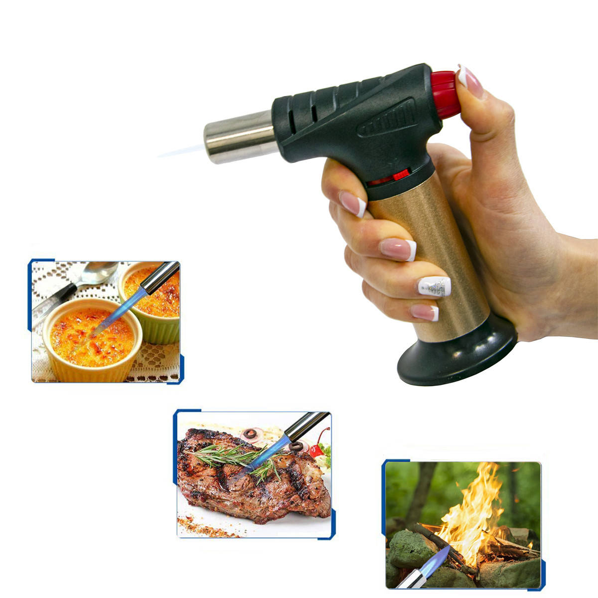 Газовая горелка туристическая с баллончиком Multi-Function Lighter QL-016 Золотая горелка фломбер (VF)
Газовая горелка туристическая с баллончиком Multi-Function Lighter QL-016 Золотая горелка фломбер (VF)