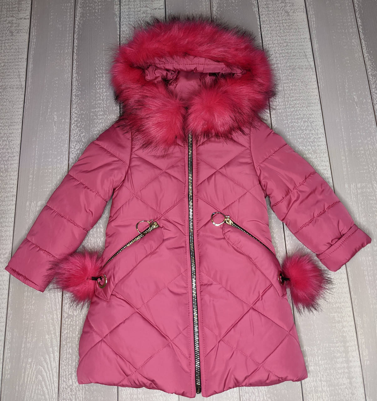 Зимняя куртка пальто для девочки малинового цвета, Малиновый
Зимняя куртка пальто для девочки малинового цвета, Малиновый