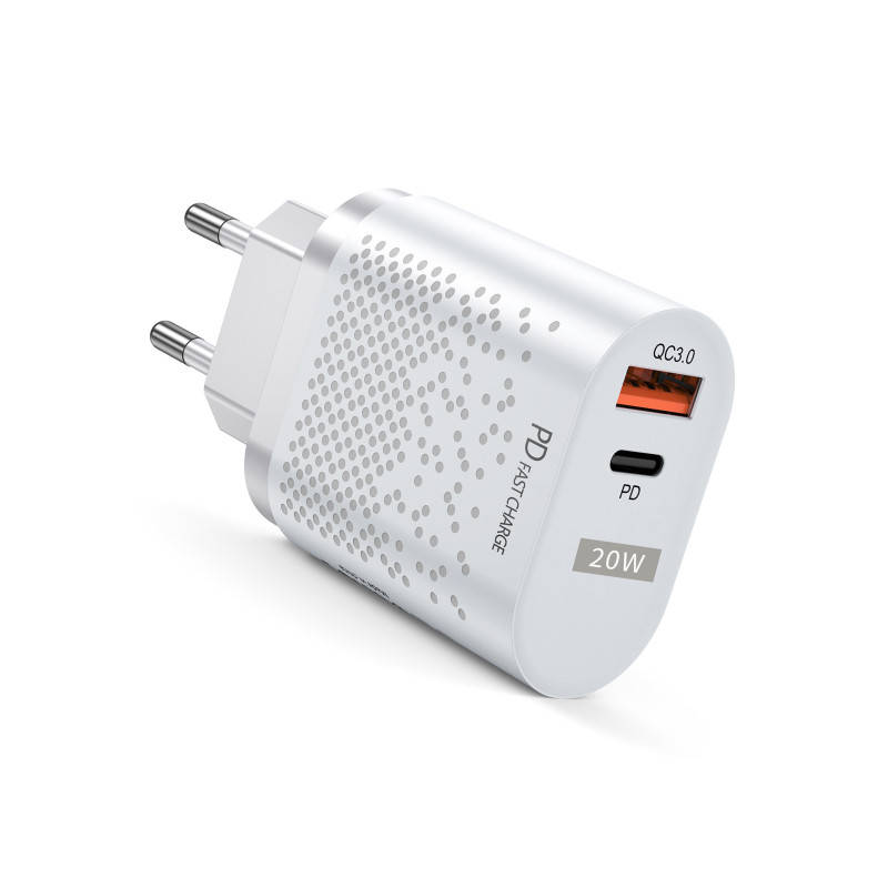 Сетевое зарядное устройство для телефона QC3.0/PD3.0 20W 1xUSB + Type-C быстрая зарядка смартфона USLION, Белый
Сетевое зарядное устройство для телефона QC3.0/PD3.0 20W 1xUSB + Type-C быстрая зарядка смартфона USLION, Белый