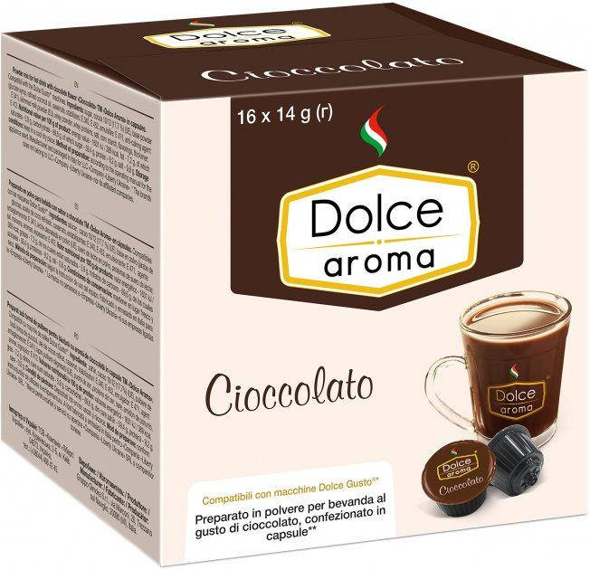 Шоколад в капсулах Dolce Aroma Dolce Gusto CIOCCOLATO 16 шт. (Нескафе Дольче Густо) Италия
Шоколад в капсулах Dolce Aroma Dolce Gusto CIOCCOLATO 16 шт. (Нескафе Дольче Густо) Италия