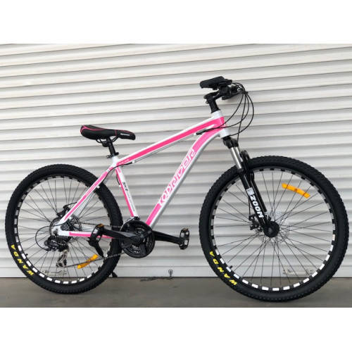 Спортивный велосипед TopRider-680 26 дюймов. Алюминиевый Суперлегкий. Дисковые тормоза. SHIMANO. Розовый. 
Спортивный велосипед TopRider-680 26 дюймов. Алюминиевый Суперлегкий. Дисковые тормоза. SHIMANO. Розовый.