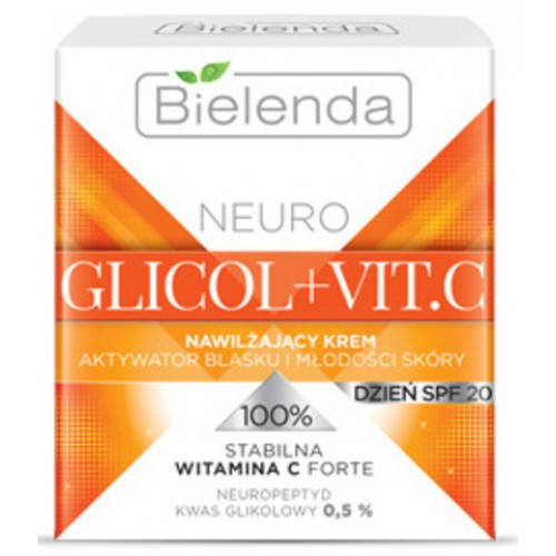 Увлажняющий крем активатор блеска и молодости кожи Bielenda NEURO GLICOL+VIT.C SPF 20 дневной, 50 мл
Увлажняющий крем активатор блеска и молодости кожи Bielenda NEURO GLICOL+VIT.C SPF 20 дневной, 50 мл