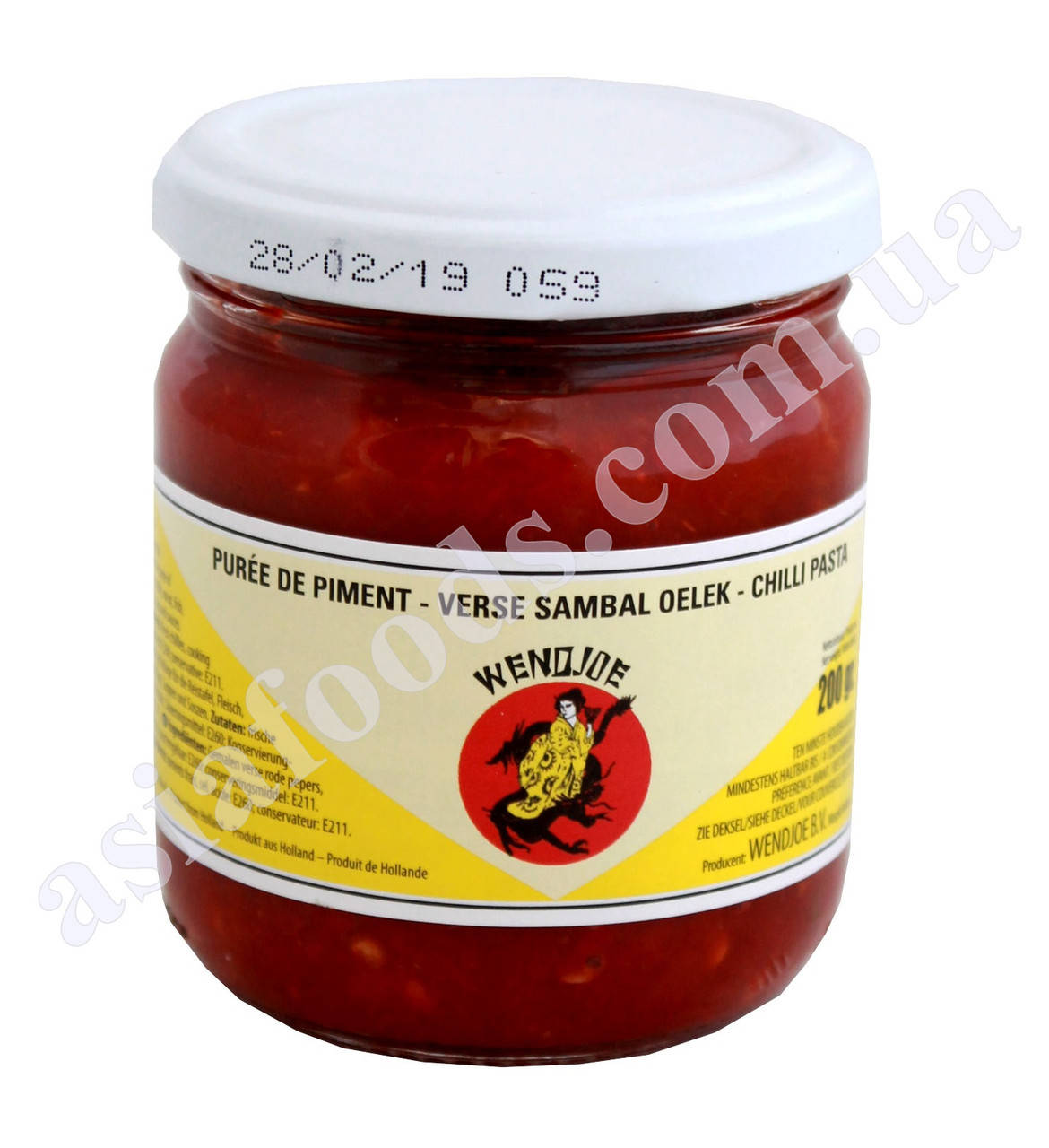 Паста чили Самбал Wendjoe 200 г
Паста чили Самбал Wendjoe 200 г