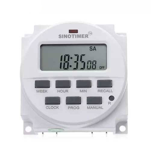 Таймер недельный Sinotimer TM618N-2 программируемый 220V переменного тока. Синотаймер Реле времени CN101A
Таймер недельный Sinotimer TM618N-2 программируемый 220V переменного тока. Синотаймер Реле времени CN101A