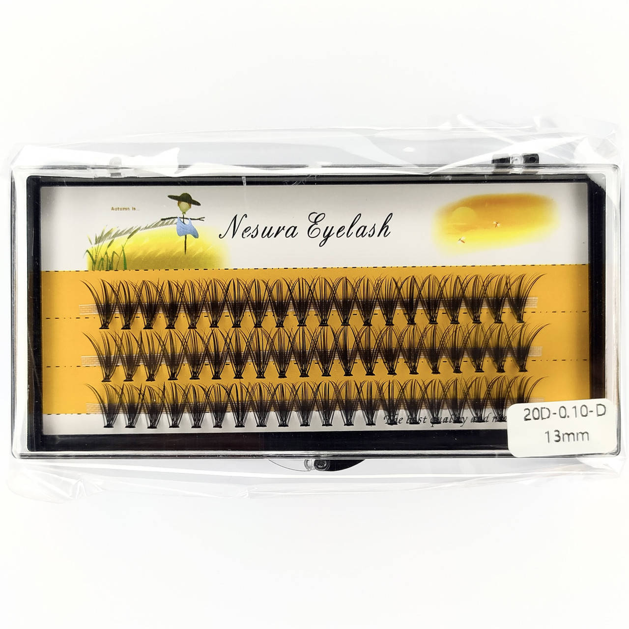 Ресницы Nesura Eyelash 20D, 13 мм, изгиб D, 0,10, 60 пучков Несура пучковые ресницы пучками, Черный
Ресницы Nesura Eyelash 20D, 13 мм, изгиб D, 0,10, 60 пучков Несура пучковые ресницы пучками, Черный